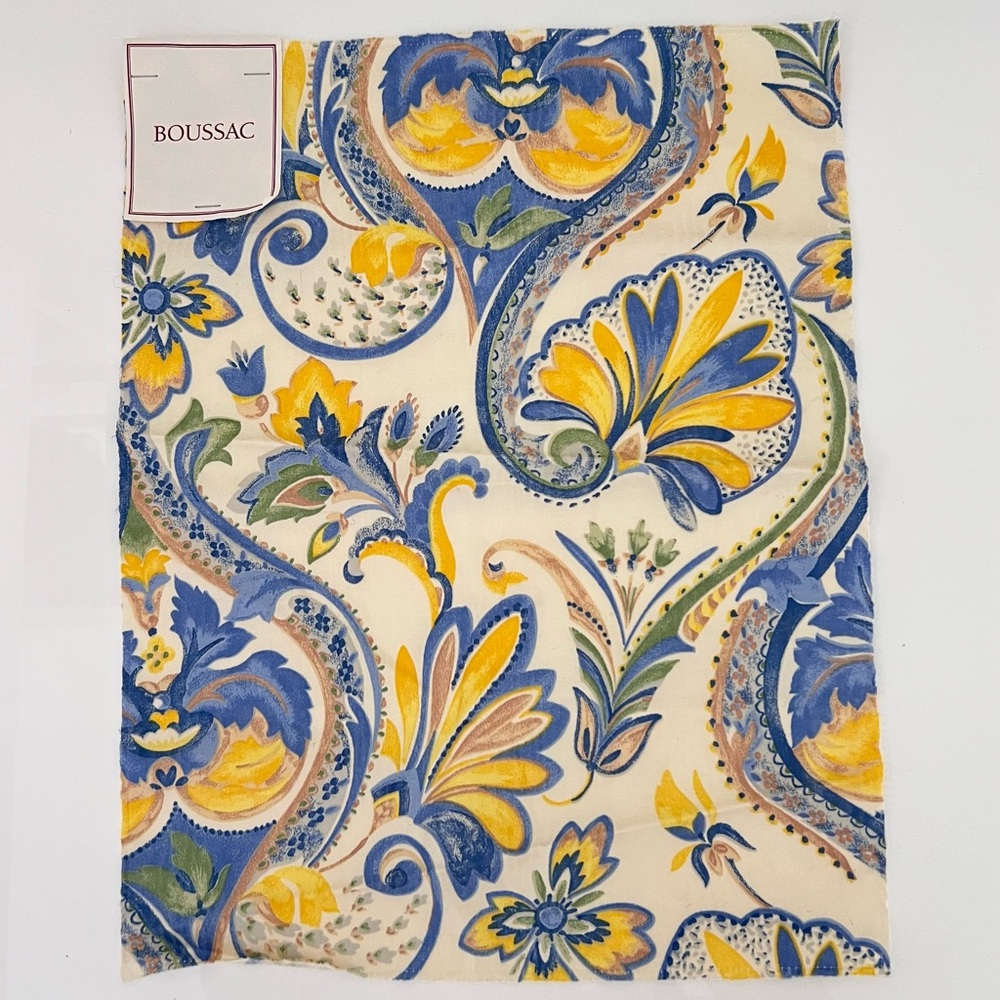 NWT Pierre Frey Paris ALMADAINA sample fabric 14x18 inch. Made by Boussac France